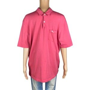 Tommy Bahama RELAX Mens Pink Polo Shirt Size M